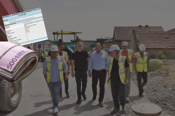 El Ministerio de Infraestructura sigue otorgando a los empleados Bolsillo de oligarcas de Fier, comparte 300 mil euros para la carretera Podujevo-Pristina