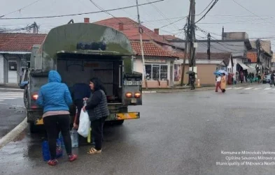 Cisterna water service north of Mitrovica to continue today