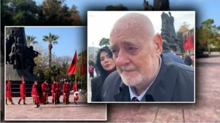 Message de la statue d'Ismail Kemal: Donnez à votre honneur d'être albanais
