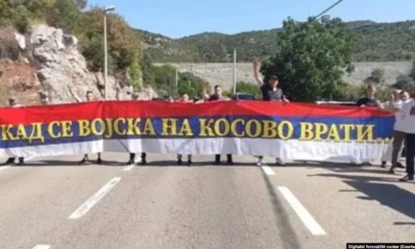 Arrêté au Kosovo pour inscription “Kosovo est la Serbie”, membre de l'Armée du Monténégro
