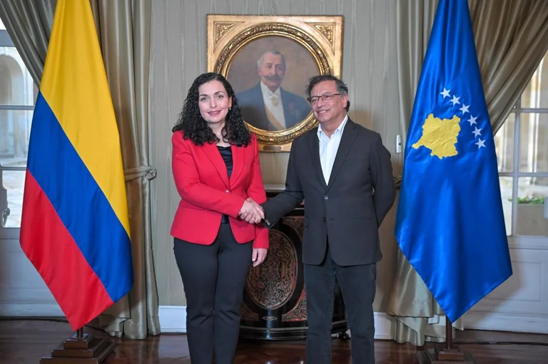 Osman rencontre le président de la Colombie : En parlant d'autonomisation du Kosovo sur la scène internationale