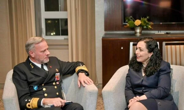 Osman meets NATO Admiral: KFOR presence has always been important for peace and security in Kosovo