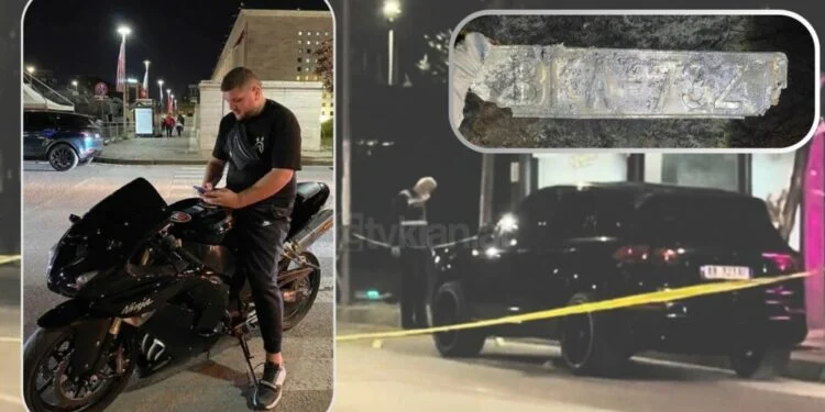 The moment the former judge's son in Tirana is killed, suspects approach parallel to car (VIDEO)