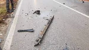 Self-Accident auf Pristina-Peje Street, Hurts One Person