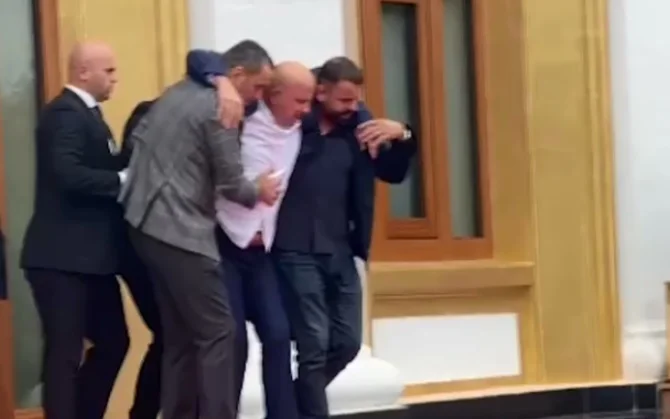 MP albanese inviato con ospedale di emergenza