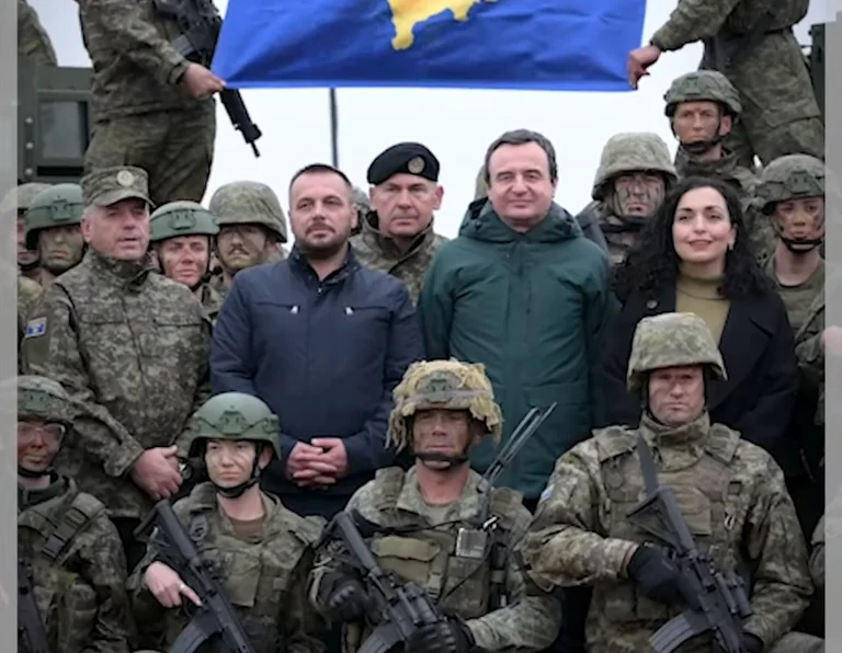 Kurti shortly before elections uses KSF: S ave with self - praise, “Herron” that soldiers today fed on leather kebabs