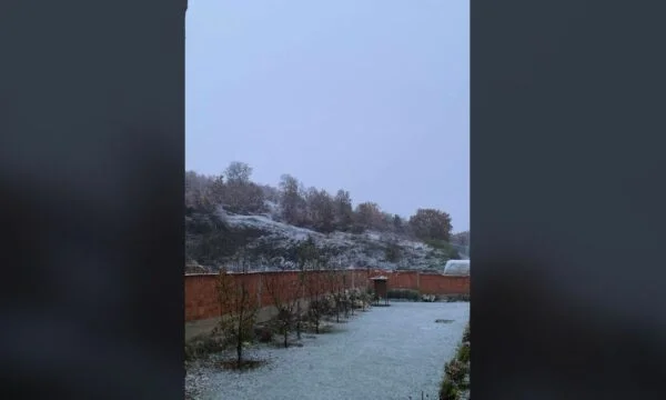 Primera nieve en Kosovo