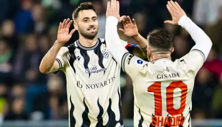 Gerdan Shaqiri declaró el mejor jugador de partido para Basel