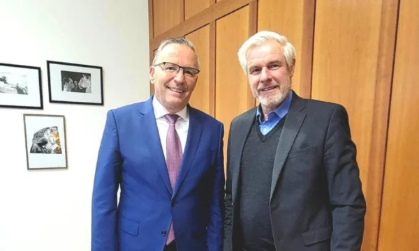 Hamza en Alemania se reúne con Scholz y Baerbock, habla de su visión de la economía extranjera y la inversión