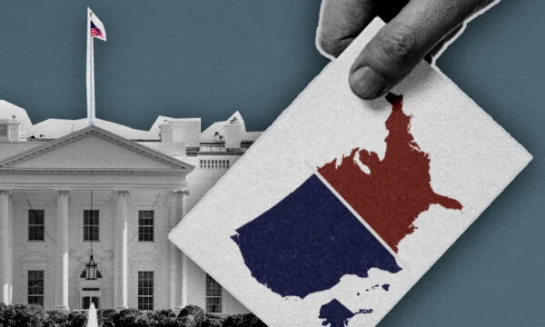 The two key countries -- Georgia and North Carolina -- with Donald Trump currently -- this is the vote gap with Harris.