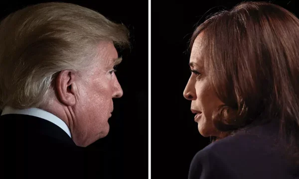Sta per finire: Trump porta 230 voti elettorali a Harris con 187