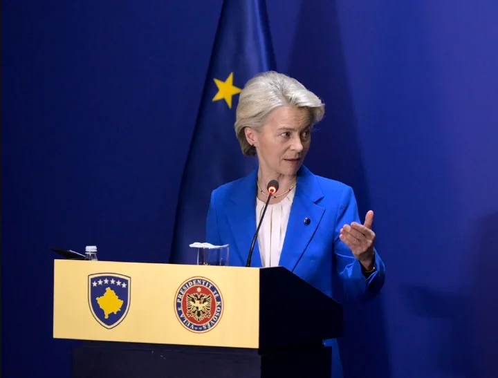 Was von der Leyen gestern über den Entwicklungsplan sagte und was Koopmans Versprechen des Kosovo war