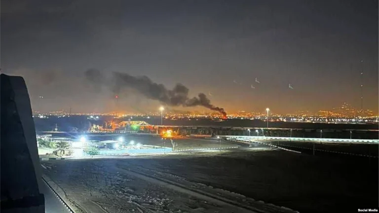 Israel Attacks Military Goals in Iran, Tehran Explosions