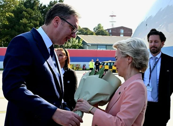 Von der Leyen kommt in Serbien, erwartet von Vuciqi