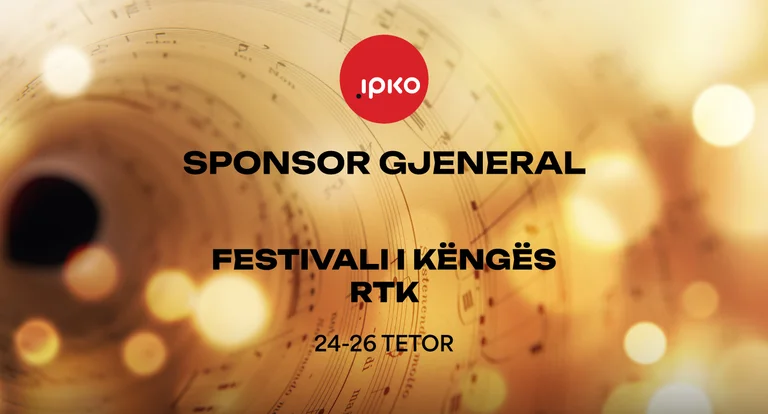 IPKO unterstützt Kultur als Sponsor General des RTK Song Festival