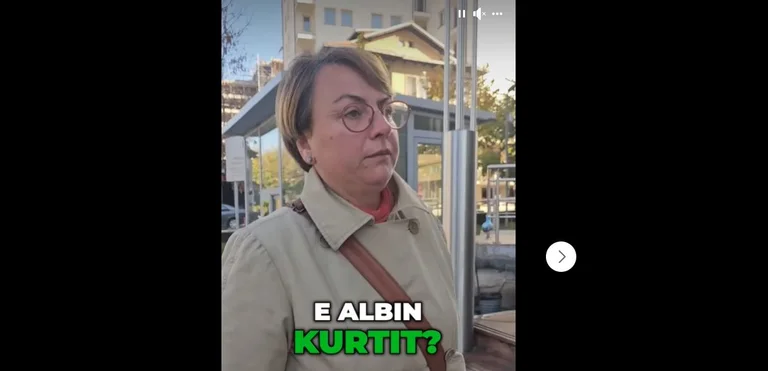 Frasher Krasniqi imbarazzato Dejona Mihalin: Come va con la camicia di Albin Kurt?
