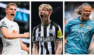 Schnellere Spieler der Premier League, seltsamer Name oben auf der Liste