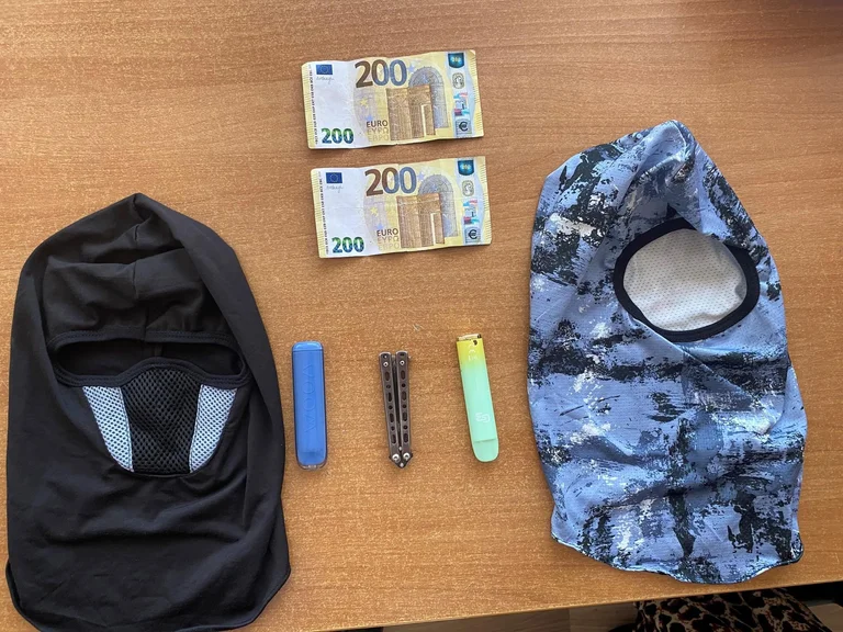 Cops search a few schools in Vushtrri, find knife, first fake masks