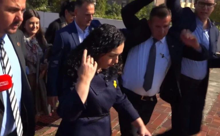 “Don't touch” - The president's close defense drives journalist, Osmani steps in (VIDEO)
