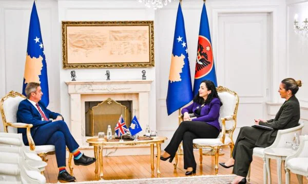 Osmani hosted British ambassador, talk about developments in the country