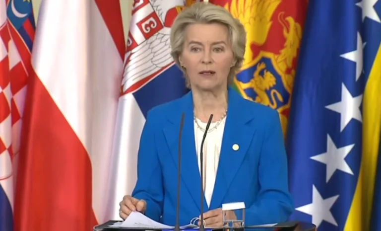 Von Der Leyen welcomes agreement for CEFTA: It is step towards normalisation