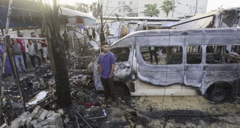 Israel carries out deadly attack on Gaza camp