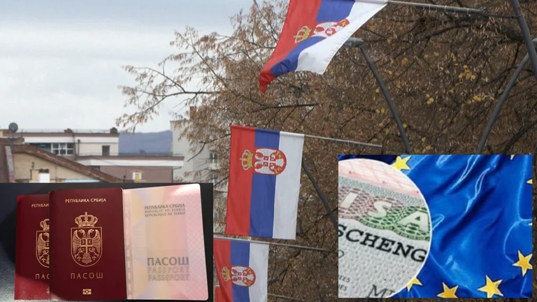 Kosovo Serben mit serbischen Pässen aus heute können ohne Visum in die EU-Länder reisen