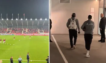 Albanischer Fußballspieler so erwartete Granit Jaka von serbischen Fans