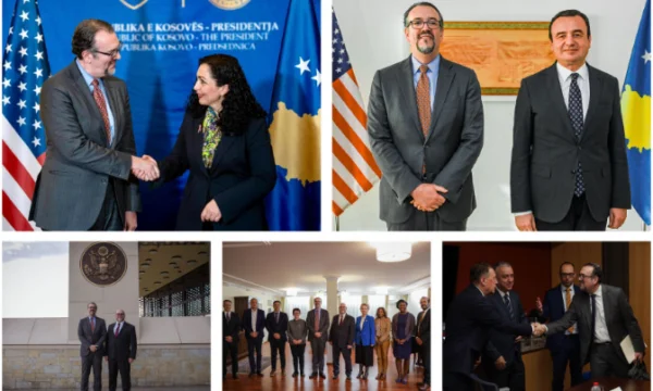 Hovnier remercie Kasanoff pour sa visite au Kosovo, annonce des réunions et des discussions qu'il a eues