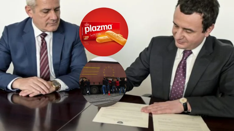 Plazma keksat, Gouvernement ellahon pe aux marchandises serbes entrant au Kosovo