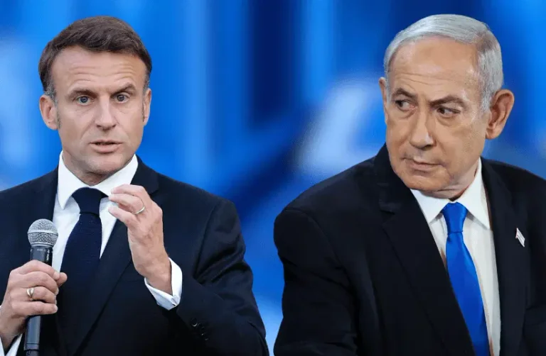 Netanyah talks to Macro: Amputation to arms would help Iran and its allies