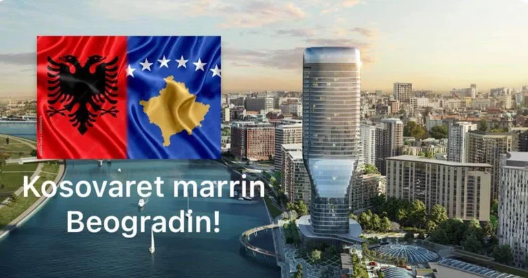 In Belgrade news comes that the Albanian from Kosovo has received the supply of the giant Belgrade Waterfront project!