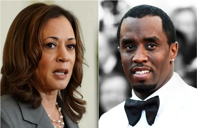 Kamala Harris ne faisait pas partie du parti de Diddy, l'image virale a été manipulée.