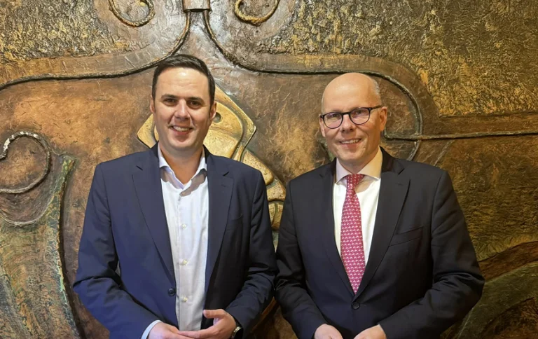 Abdixhiku trifft Beyer, spricht zu ihm über Wahlen, Vision eines wirtschaftlich starken Kosovo