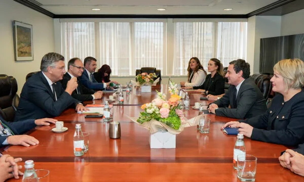 Meeting with Plenkovic, Kurti: We discussed security in the region and deepening co-operation in education and defence