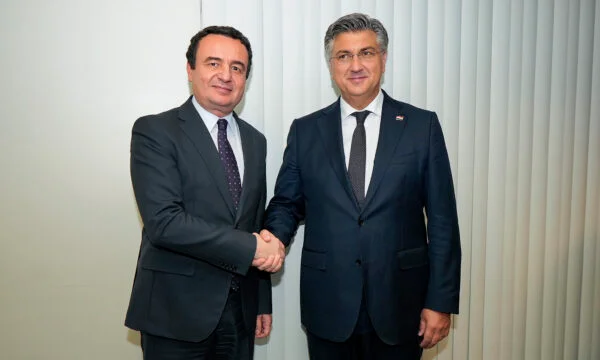 Kurti trifft sich mit dem kroatischen Premierminister zusammen, spricht über Banjska, Dialog mit Serbien