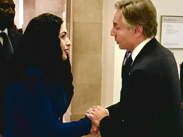 Osman meets with Blinken, thanks him for his firm US support