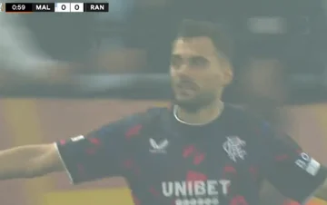 Nedim Bajrami markiert das erste Ziel der Rangers und der Europäischen Liga