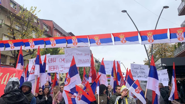 I serbi del Nord protestano oggi a Zubin Potok