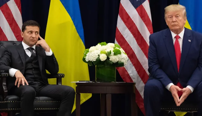 Trump accuses Zelensky: Takes billions of dollars in aid, but he's refusing peace deal