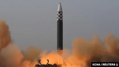 China testes an intercstine ballistic missile