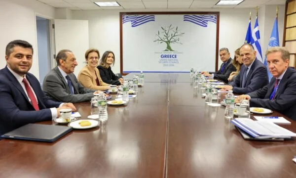 Gervala meets Greek counterpart, discuss preservation of peace, security and stability in Balkans