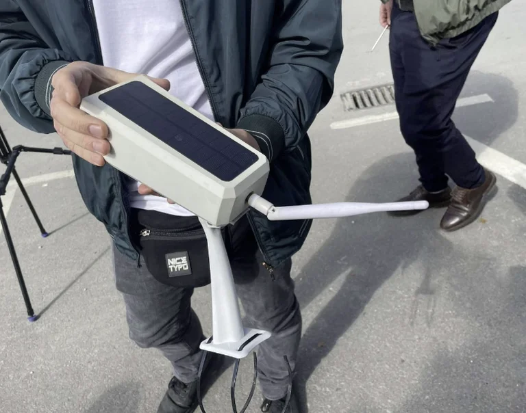 Illegal camera removed in Pristina, owner unknown
