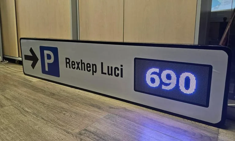 Pristina Parking with innovation: No more laps for parking, digital signs will show free spots