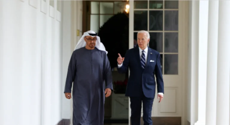 Beden accoglie il leader degli Emirati Arabi Uniti alla Casa Bianca per i colloqui sul Libano e Gaza