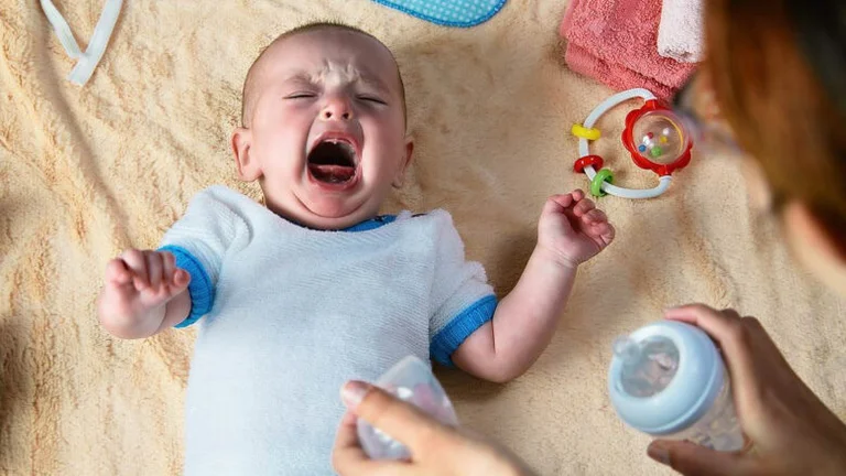 Why the baby keeps crying? Not for piss, not for hunger