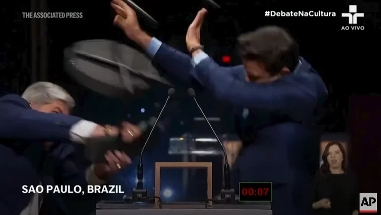 Le candidat à la présidence de São Paulo passe le débat