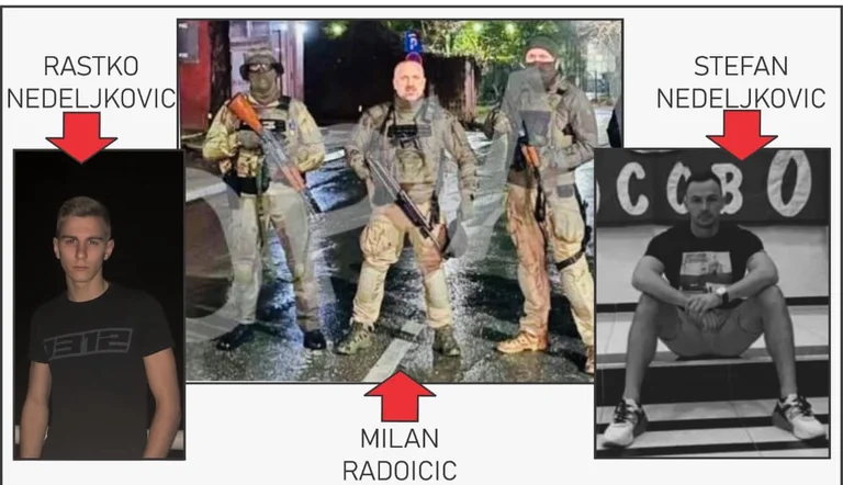Foto publicada por las escorts de Milan Radosic este es el pasado criminal