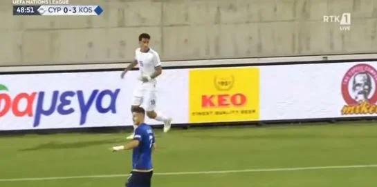 Albion Canton triples Kosovo's superiority over Cyprus