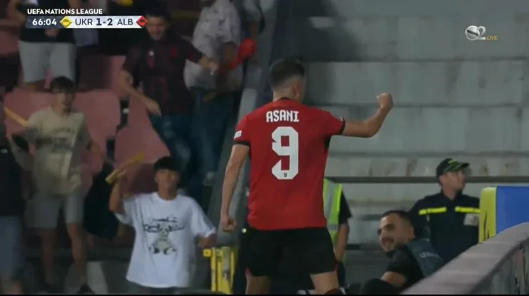 GOOOOOOOOOL ASan ondas Puerta de Ucrania, Albania predomina